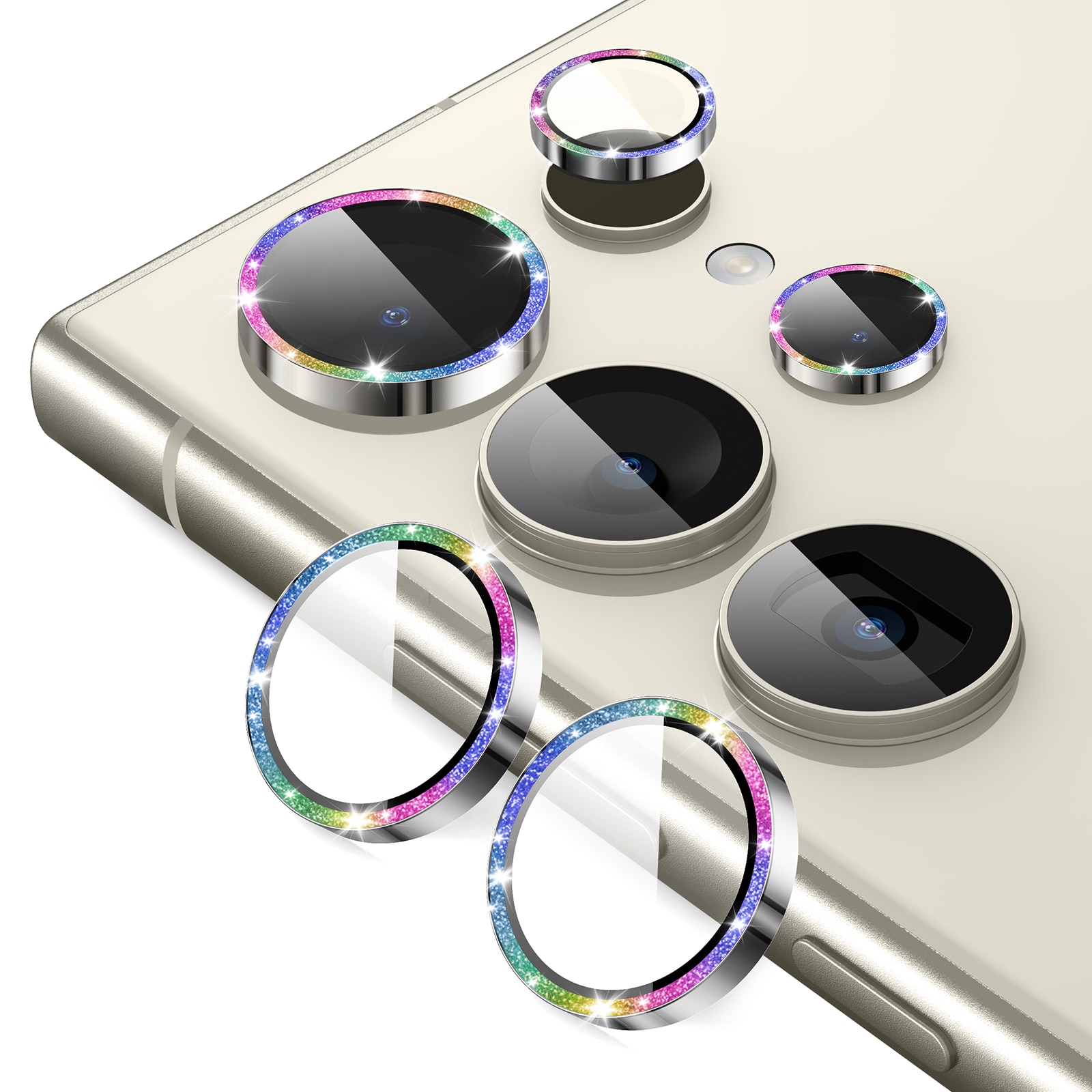 Armorite Camera Lens Protector Samsung Galaxy S24 Ultra Chromatic Shimmer
