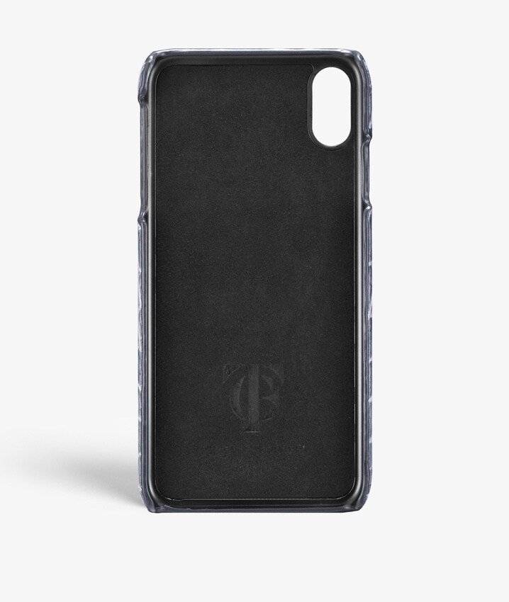 Deksel iPhone Xr Croco Grå