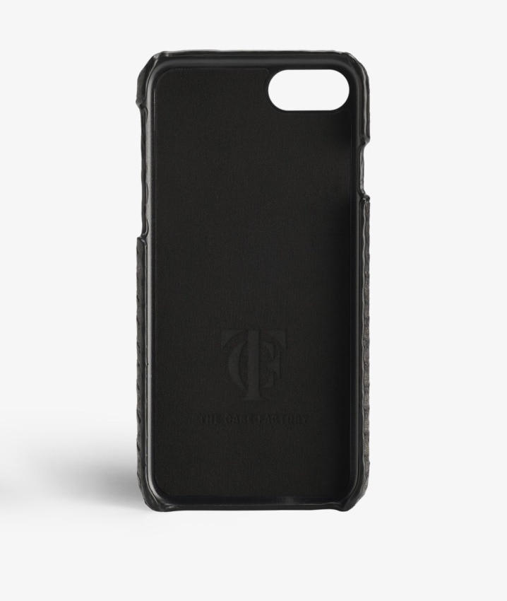 Deksel iPhone 8 Real Python Black/Bronze