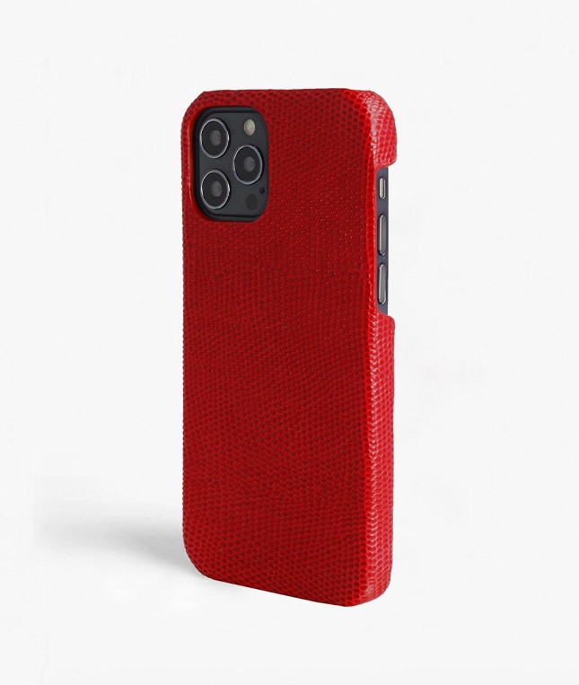 Deksel iPhone 12/iPhone 12 Pro Lizard Rød