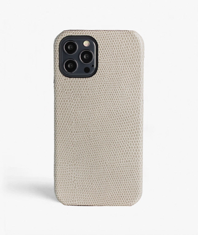 Deksel iPhone 12/iPhone 12 Pro Lizard Grå