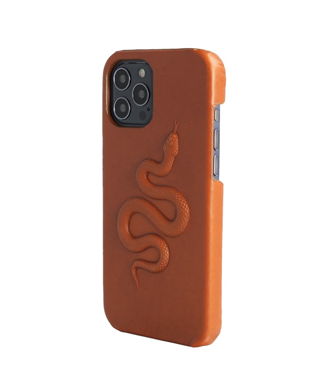 Deksel iPhone 12/iPhone 12 Pro Snake  Brun