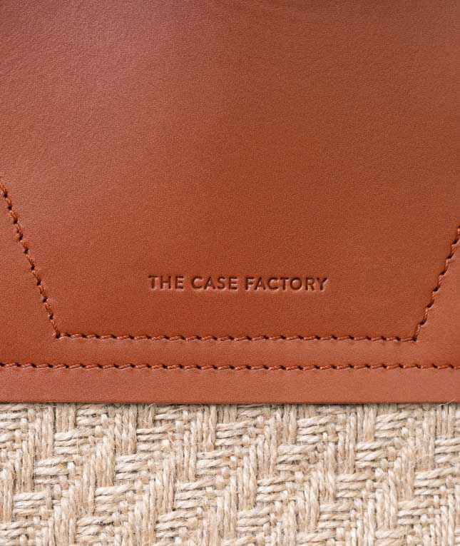 Trend Bag Jute Leather Vegetable Tanned Brun