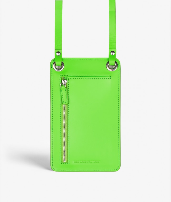 Smart Crossbody Veske Vegetable Tanned Smiley Grønn