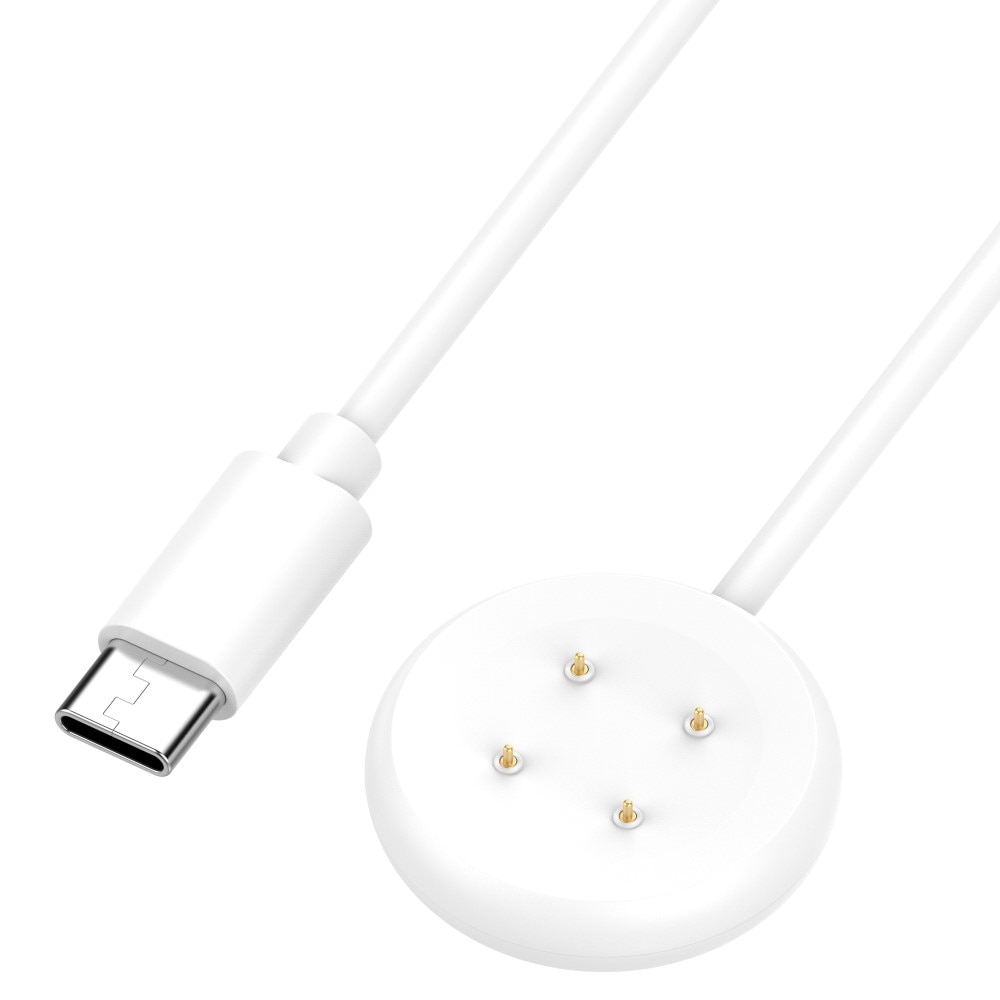 Komplett lader Google Galaxy Watch 3 45mm kabel og vegglader 20W Hvit