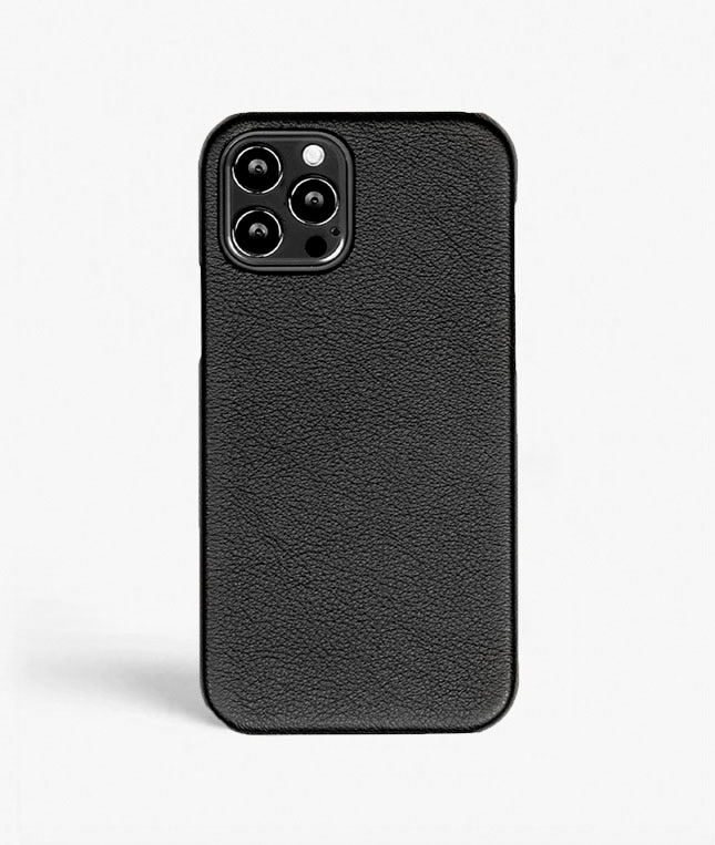 Deksel iPhone 12/iPhone 12 Pro Plain Black