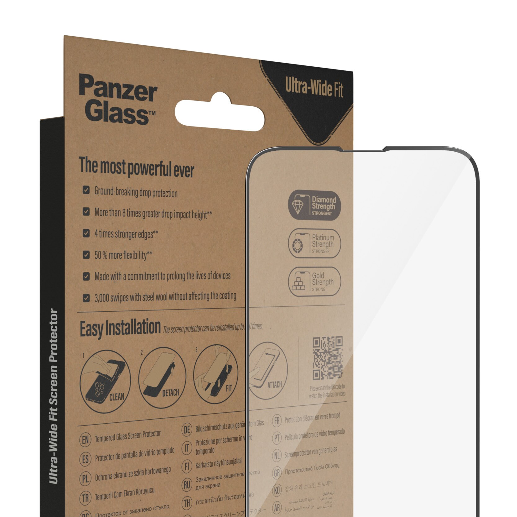 iPhone 14 Screen Protector Ultra Wide Fit