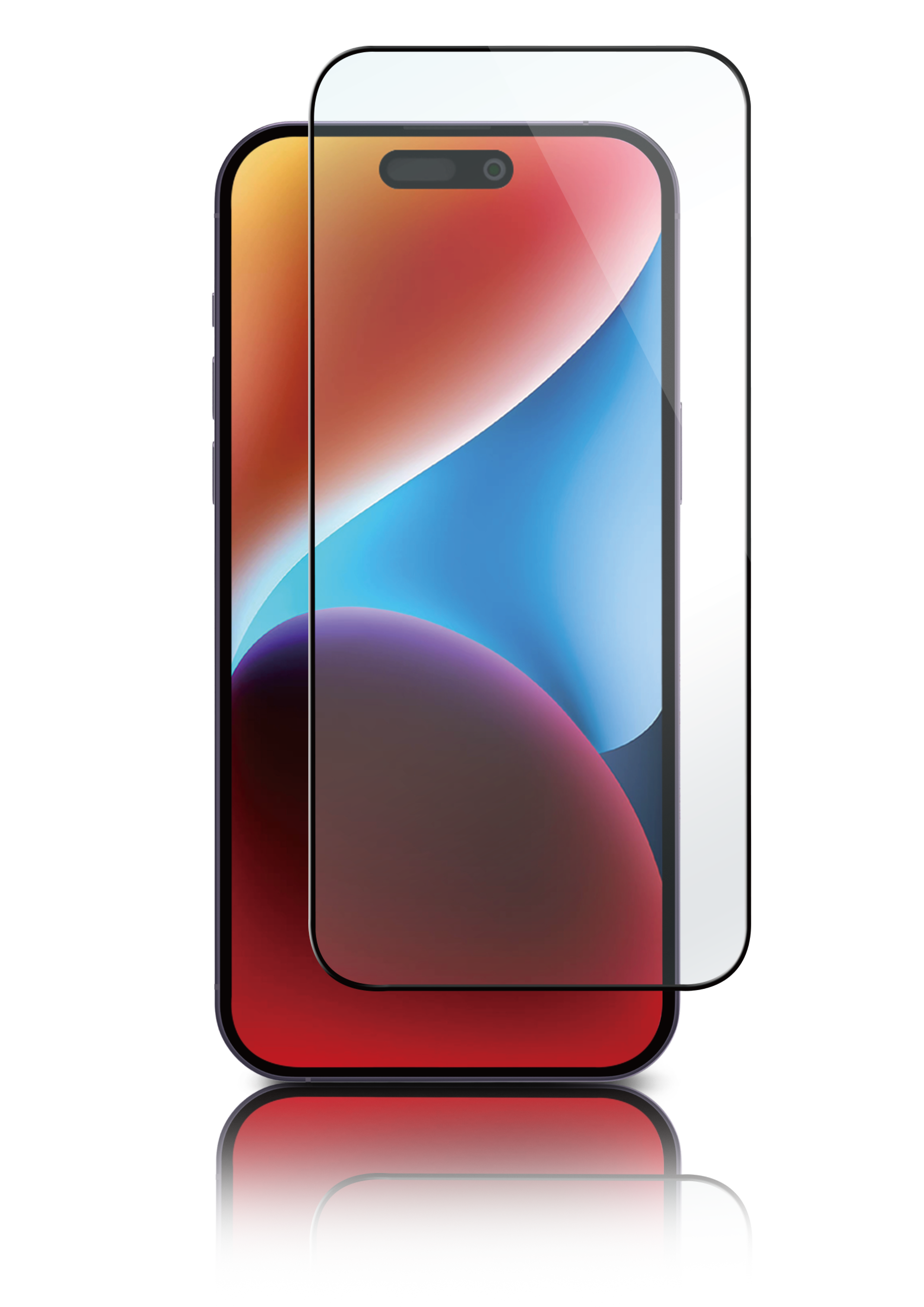 Full-Fit Glass iPhone 15 Pro Black