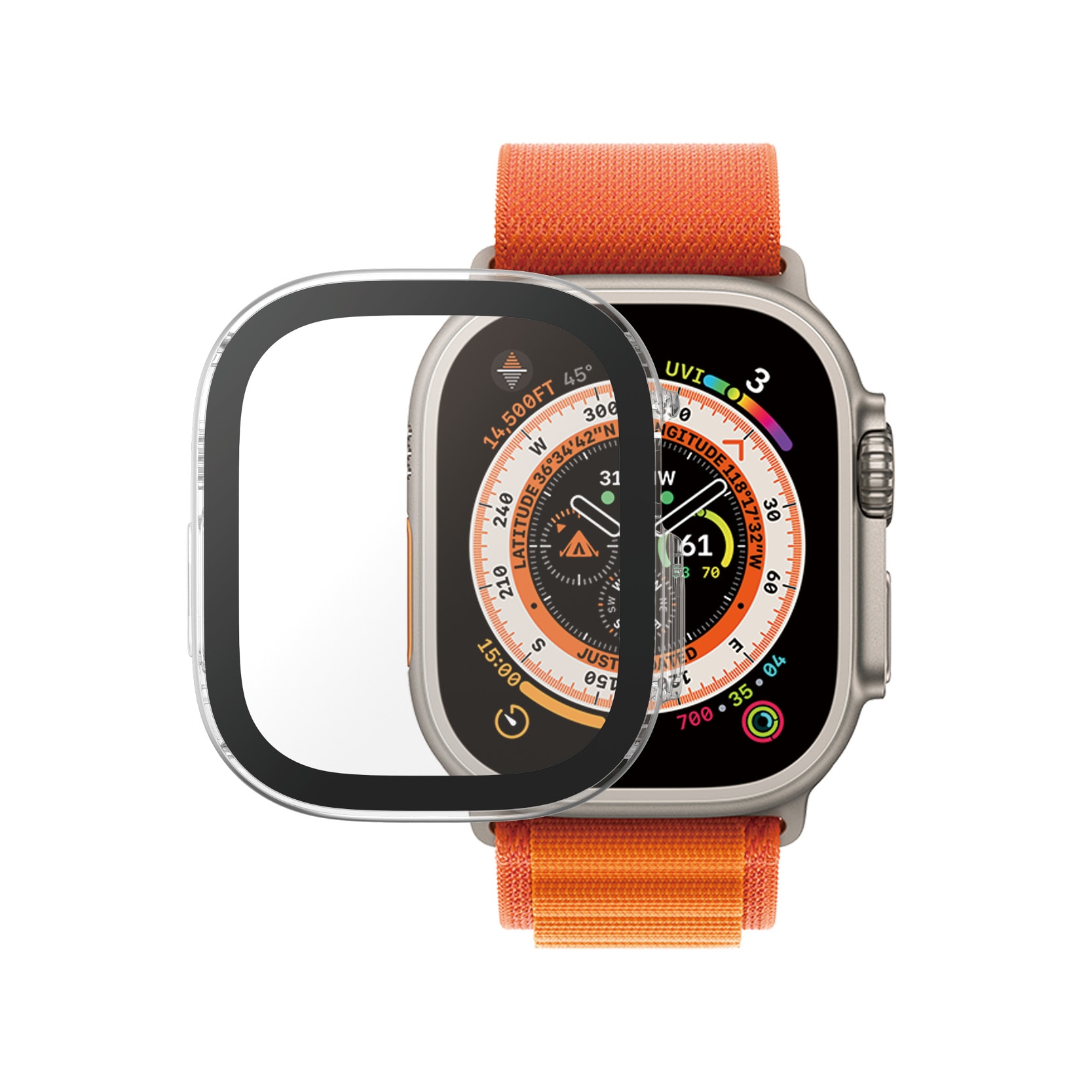 Apple Watch Ultra 49mm Full Body Case D3O Transparent