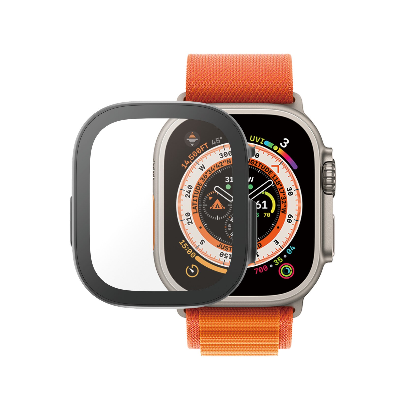 Apple Watch Ultra 49mm 1st Gen Full Body Case D3O Svart