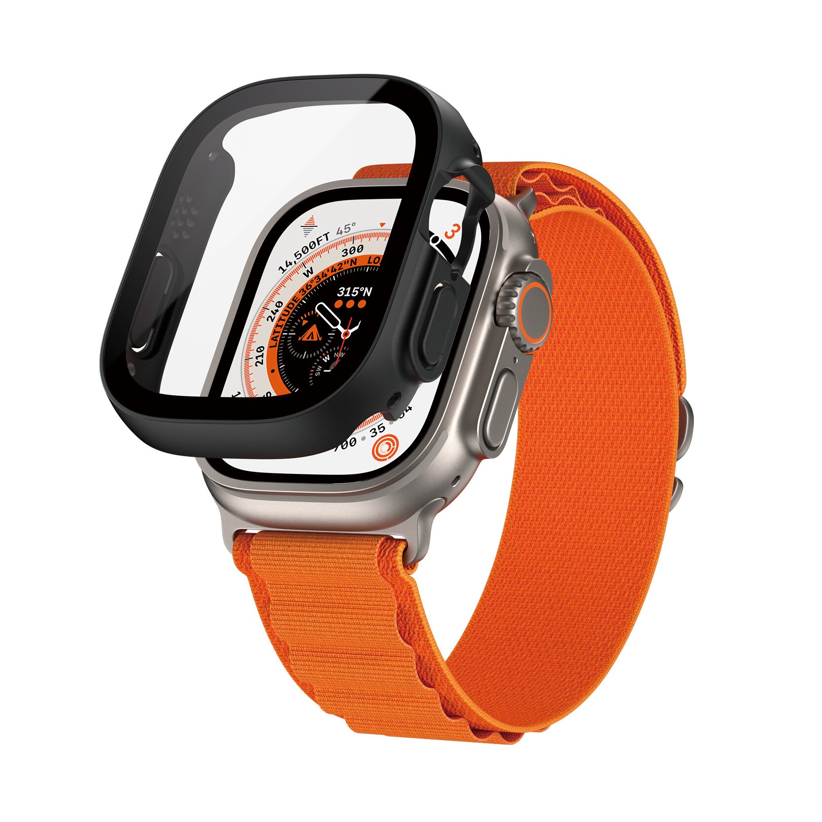 Apple Watch Ultra 49mm 1st Gen Full Body Case D3O Svart