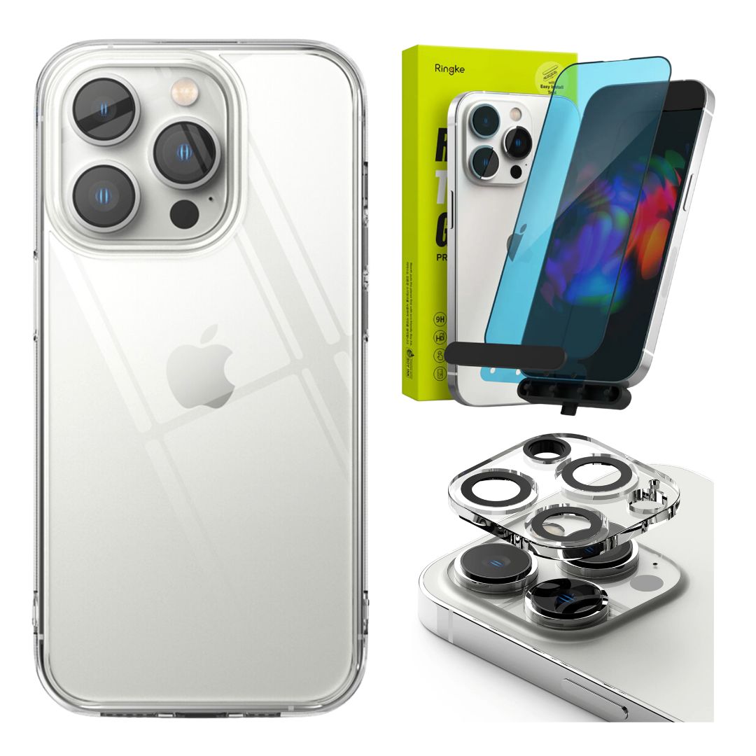 Fullstendig Kit iPhone 14 Pro Deksel, Skjermbeskyttelse og Kamerabeskyttelse