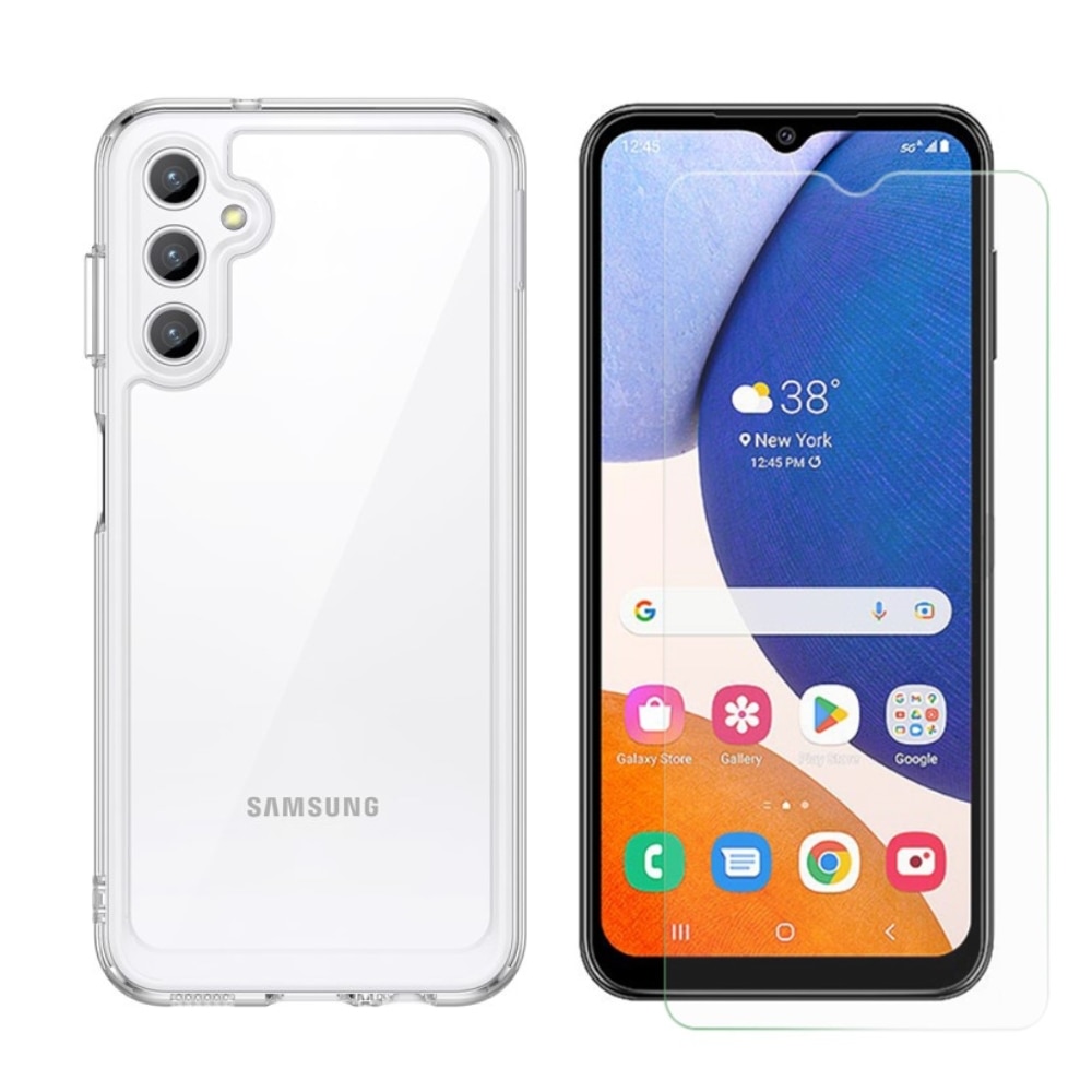 Samsung Galaxy A14 Sett med Deksel og Skjermbeskyttelse