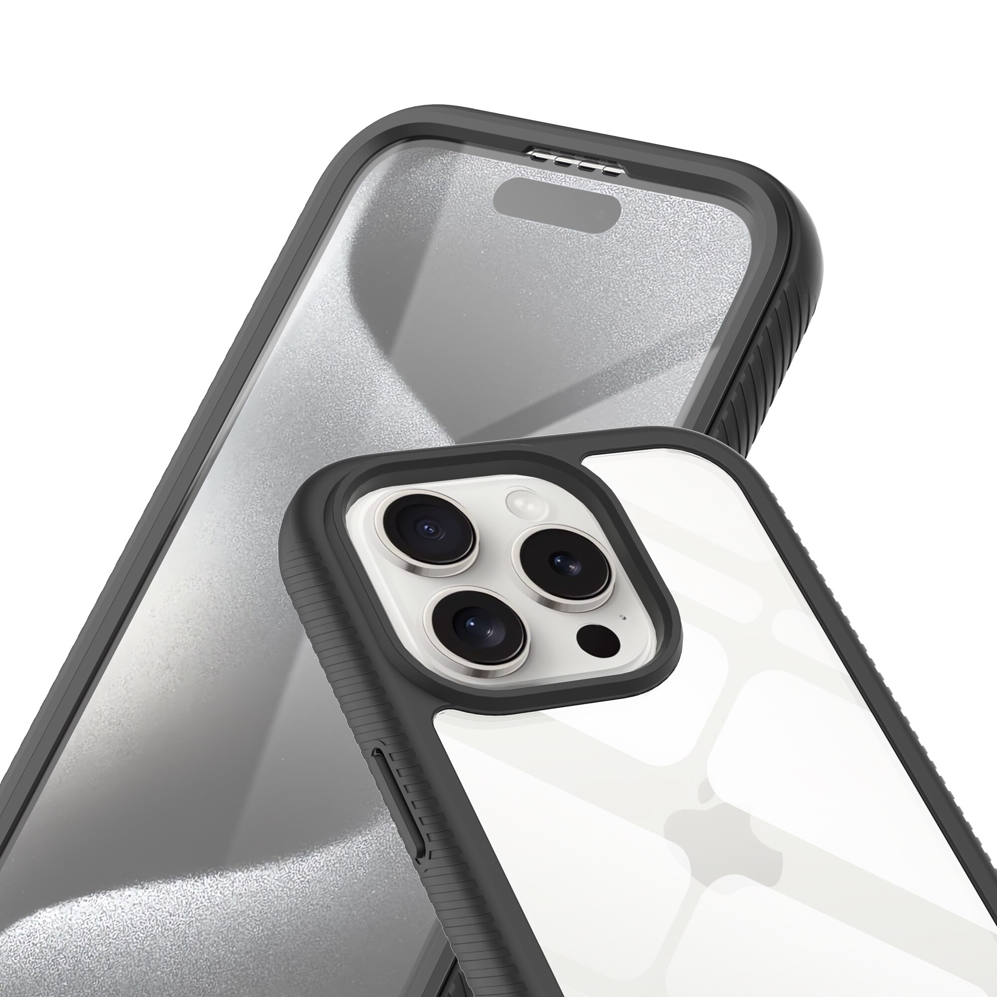 Full Protection Case iPhone 15 Pro Svart