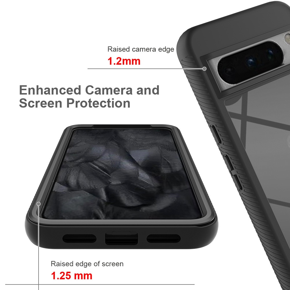 Full Cover Deksel Google Pixel 8 Pro Svart