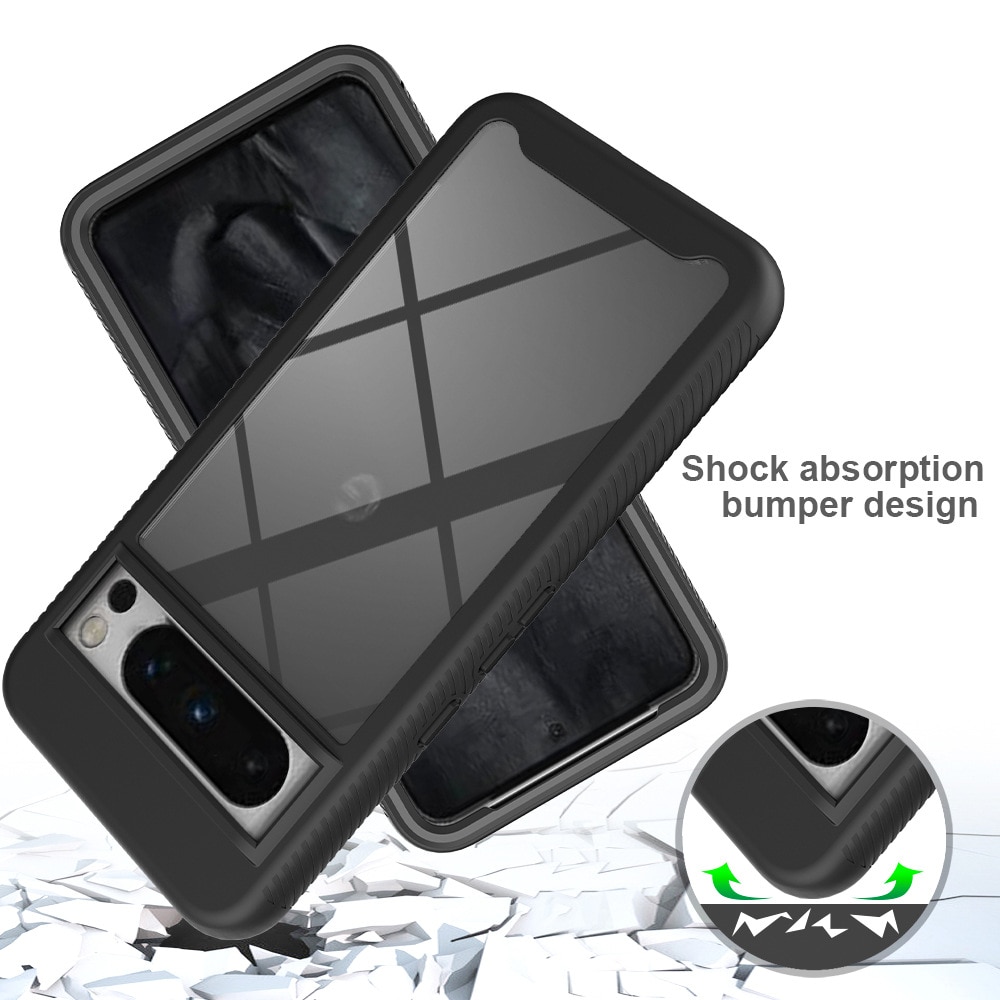Full Cover Deksel Google Pixel 8 Pro Svart