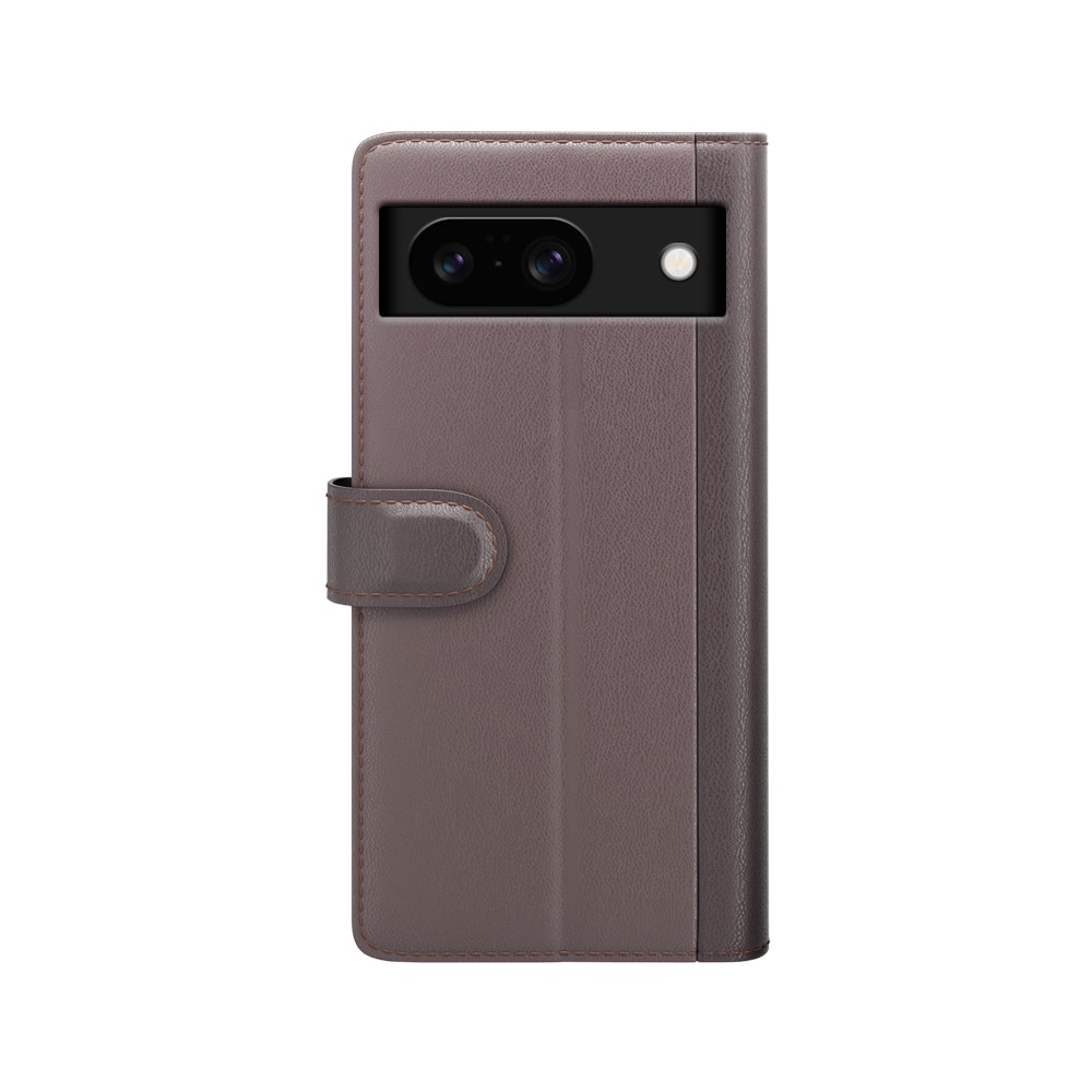 Ekte Lærveske Google Pixel 8 Brun