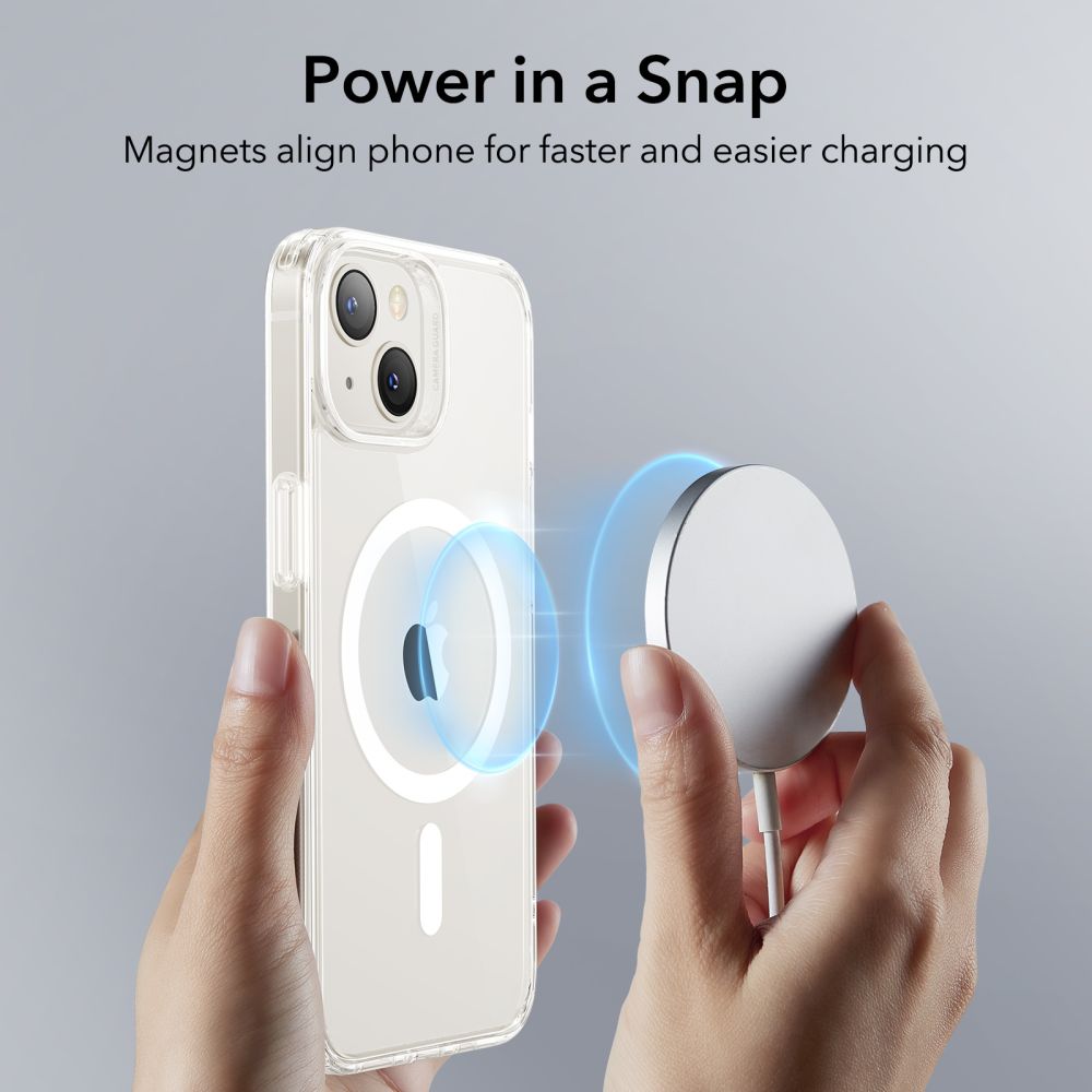 Classic Hybrid HaloLock MagSafe iPhone 13 Gjennomsiktig