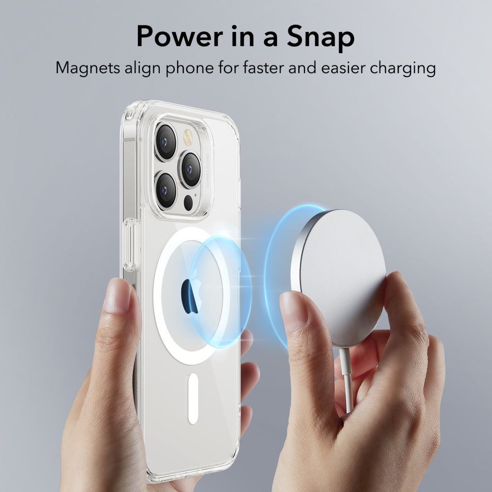 Classic Hybrid HaloLock MagSafe iPhone 14 Pro Max Gjennomsiktig