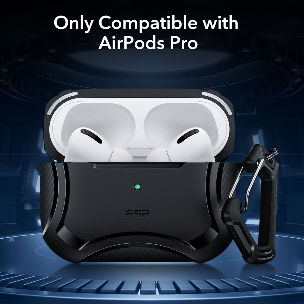 Cyber Armor HaloLock MagSafe Deksel Apple AirPods Pro 1/2 Black