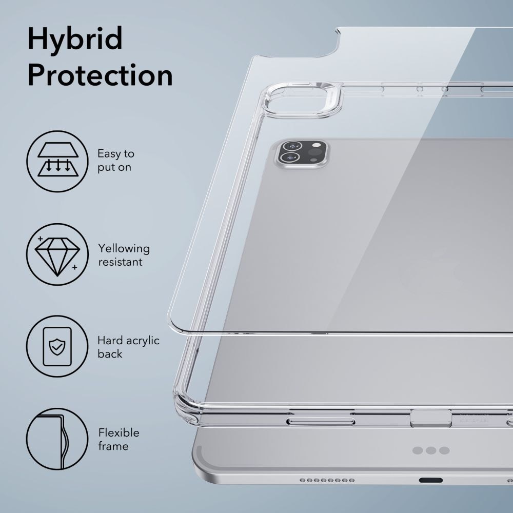 Classic Hybrid Case iPad Pro 12.9 5th Gen (2021) Clear