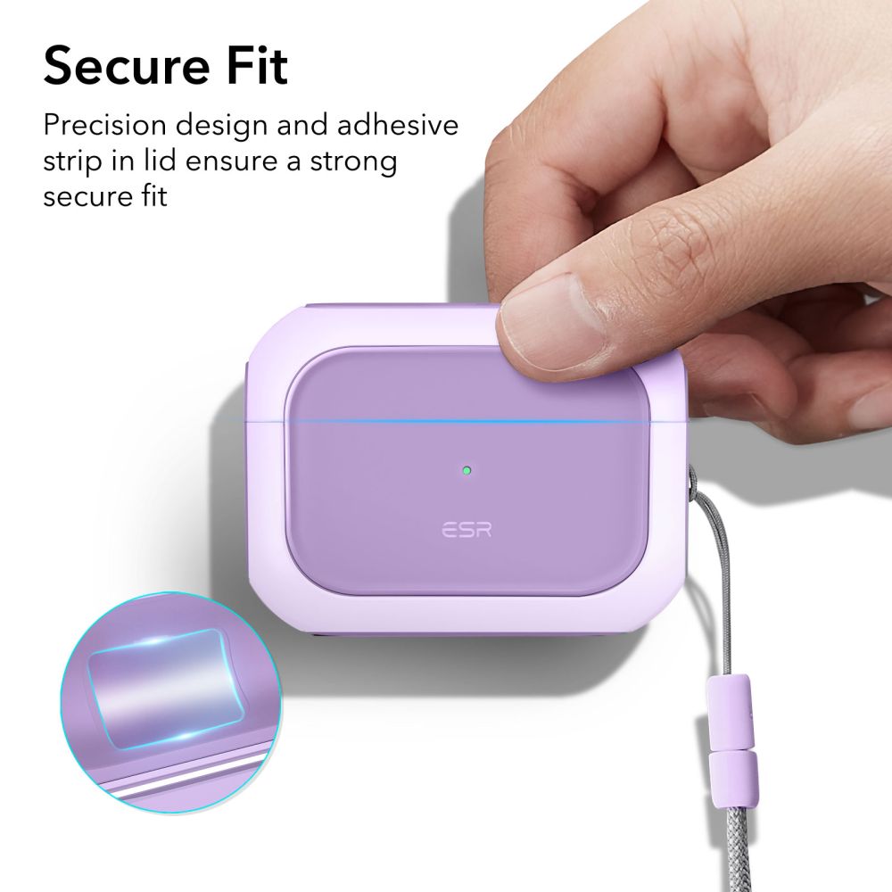 Orbit HaloLock Magsafe Deksel Apple AirPods Pro 2 Lavender