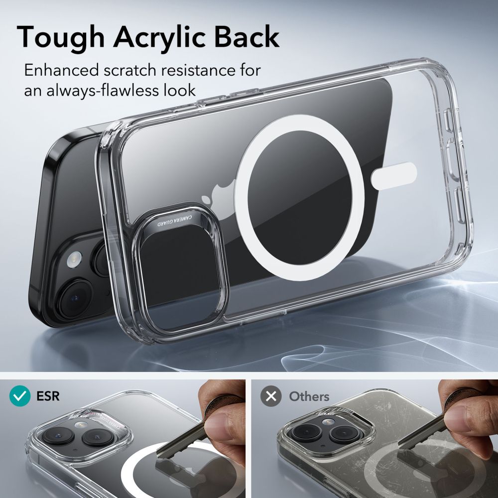 Classic Hybrid HaloLock MagSafe iPhone 15 Plus Gjennomsiktig