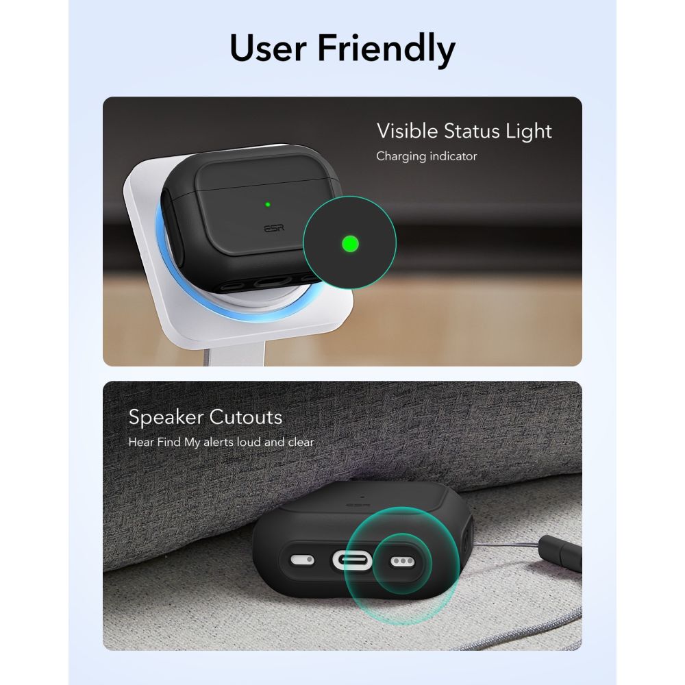 Orbit HaloLock Magsafe Deksel Apple AirPods Pro 3 Black