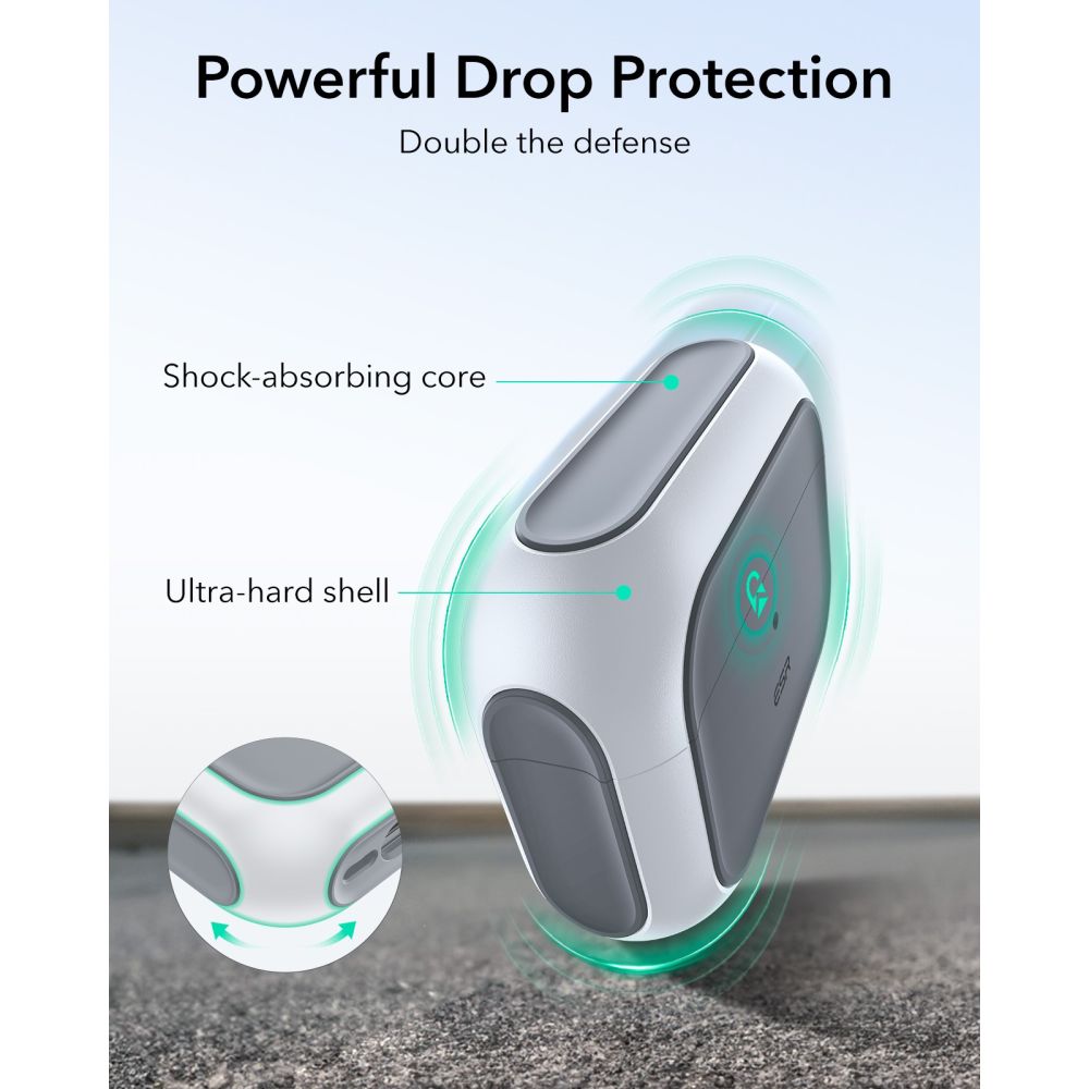 Orbit HaloLock Magsafe Deksel Apple AirPods Pro 3 Hvit