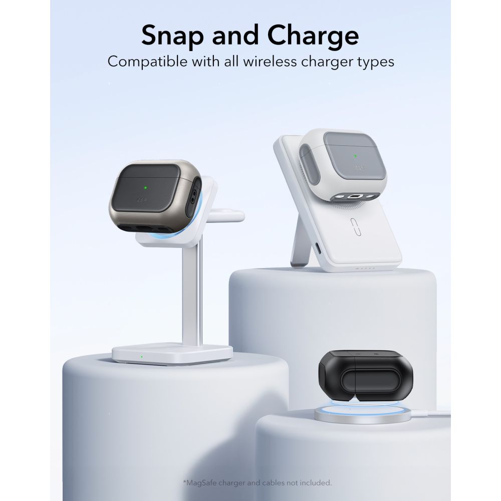 Orbit HaloLock Magsafe Deksel Apple AirPods Pro 3 Hvit