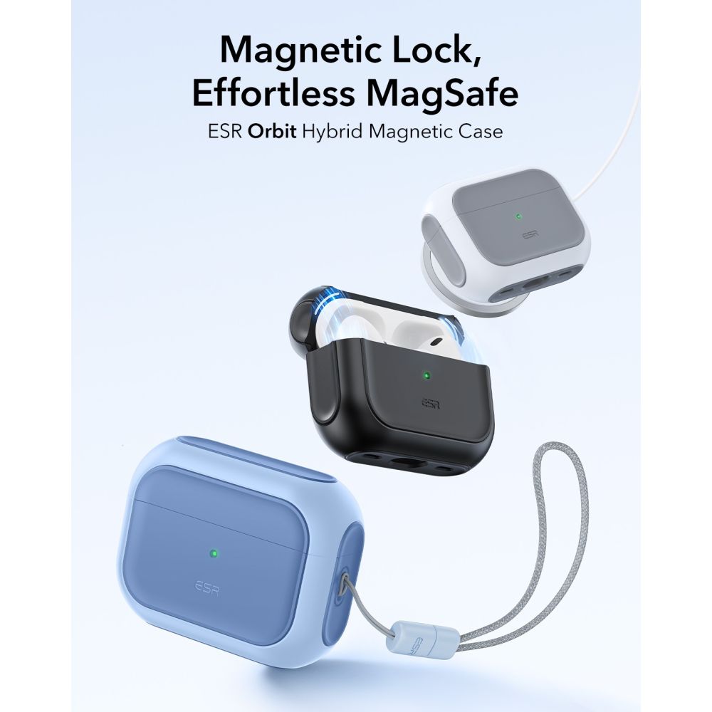 Orbit HaloLock Magsafe Deksel Apple AirPods Pro 3 Blå