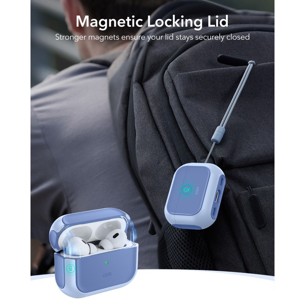 Orbit HaloLock Magsafe Deksel Apple AirPods Pro 3 Blå