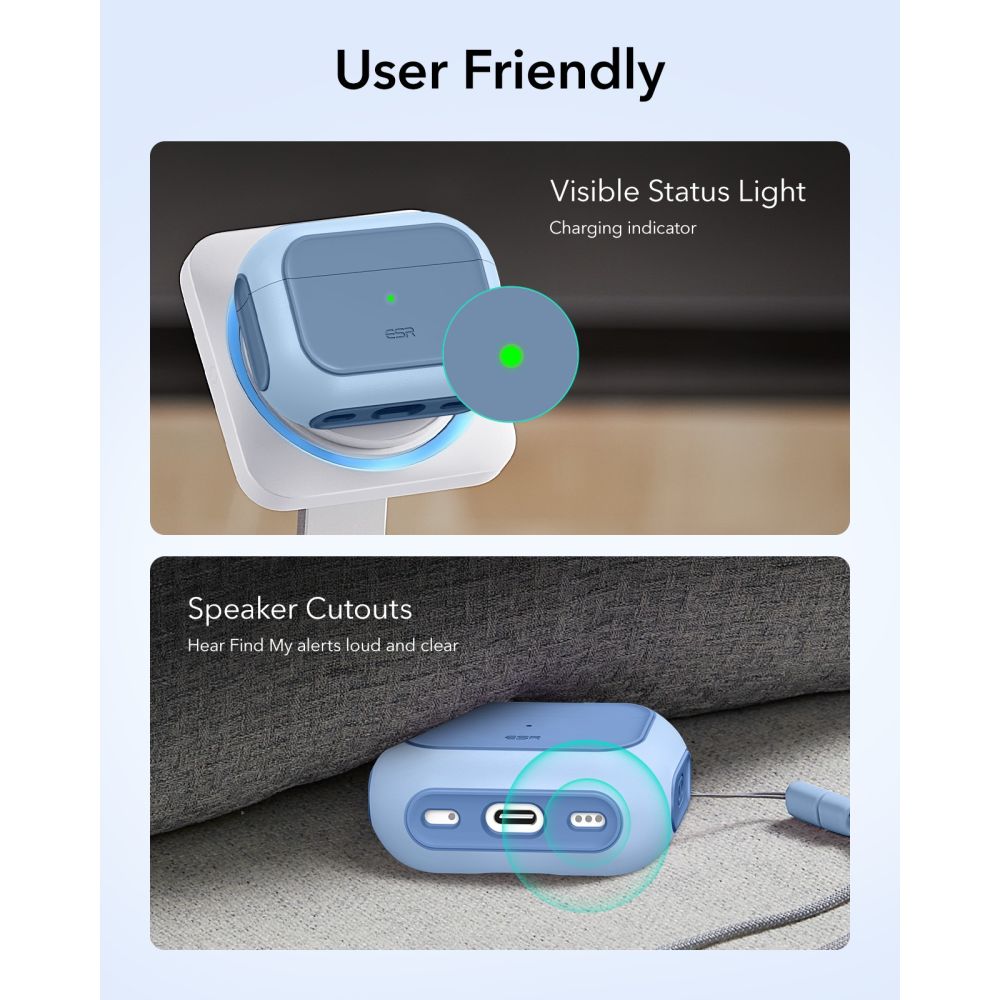 Orbit HaloLock Magsafe Deksel Apple AirPods Pro 3 Blå