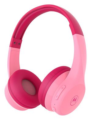 Moto JR300 On-Ear Wireless Barnehodetelefon rosa