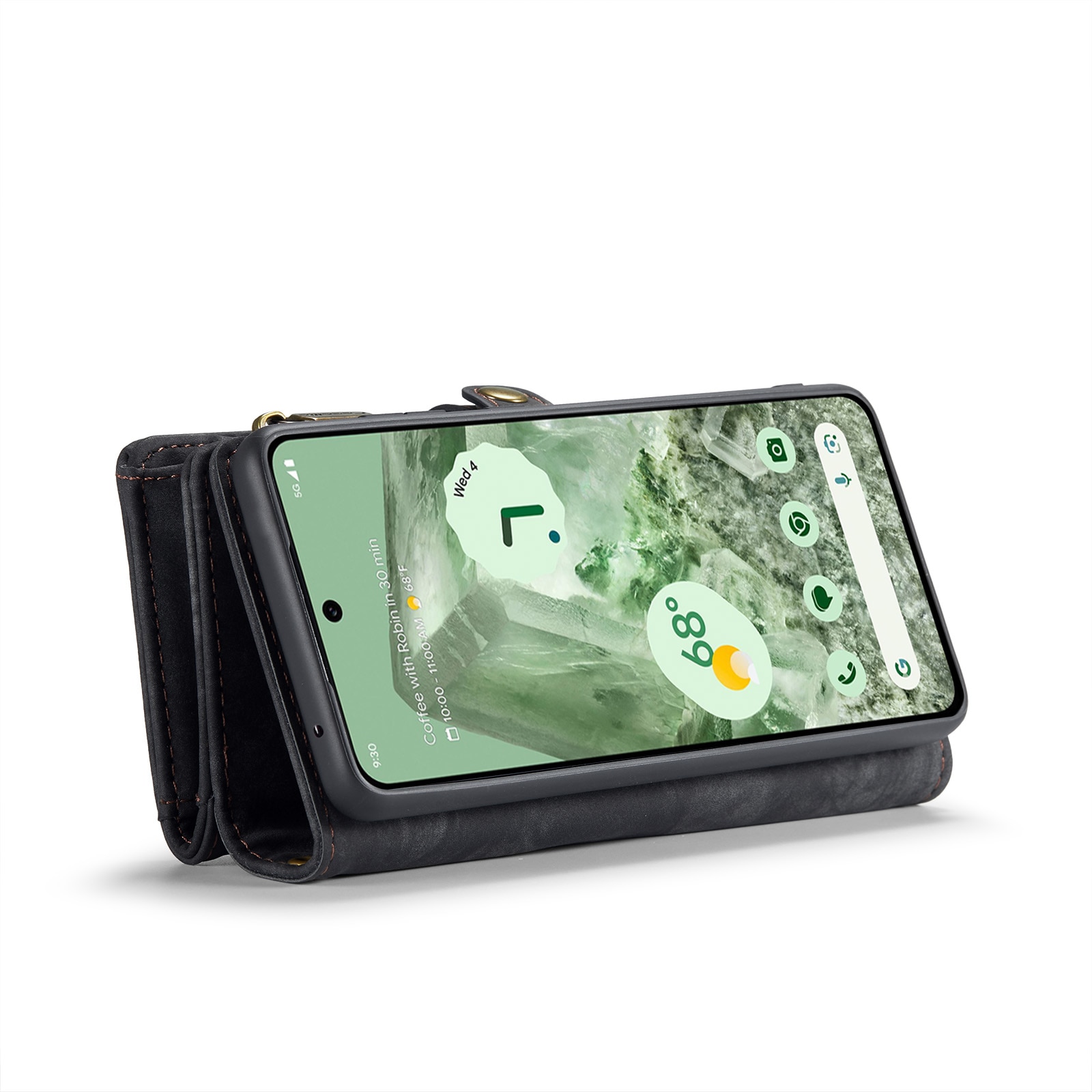 Multi-slot Lommeboksetui Google Pixel 8a Grå