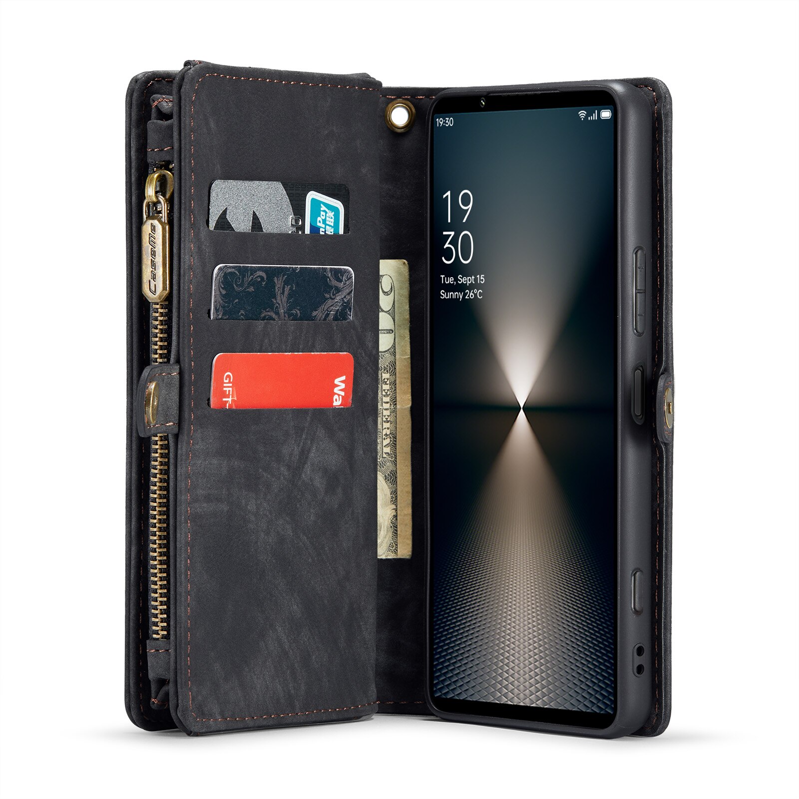 Multi-slot Lommeboksetui Sony Xperia 10 VI Grå