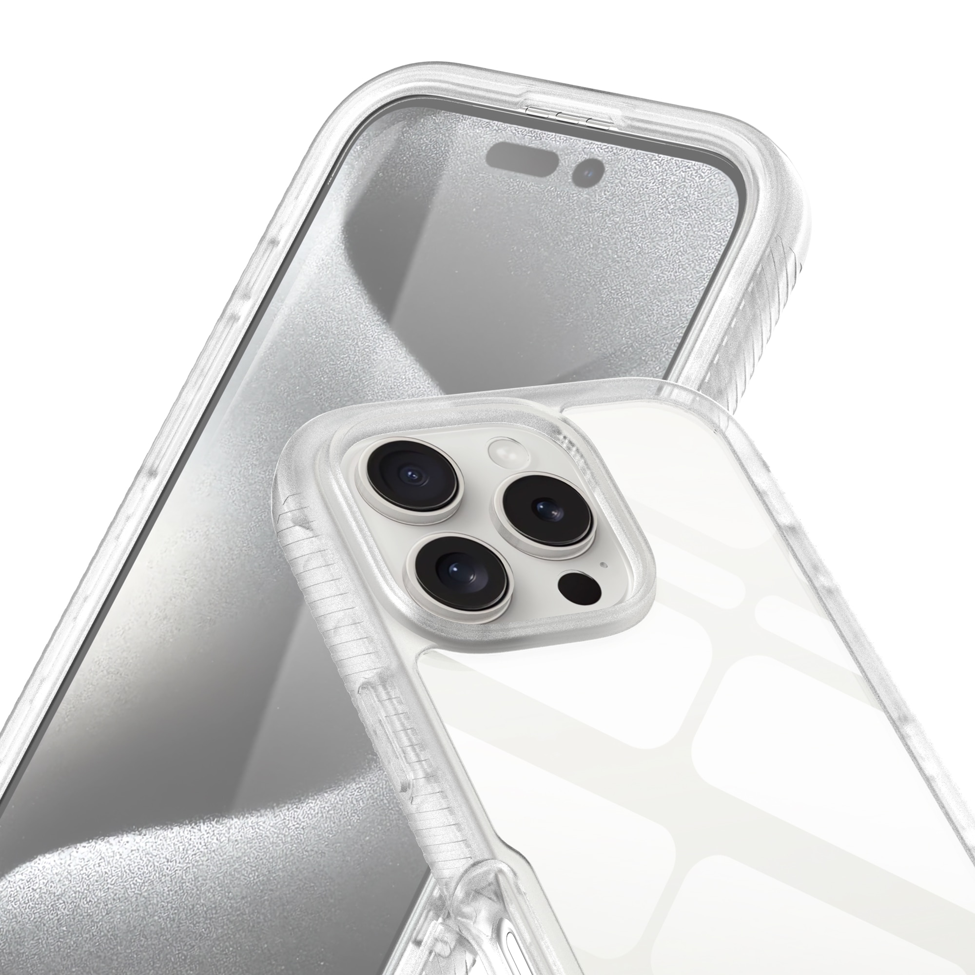 Full Protection Case iPhone 16 Pro Max Gjennomsiktig