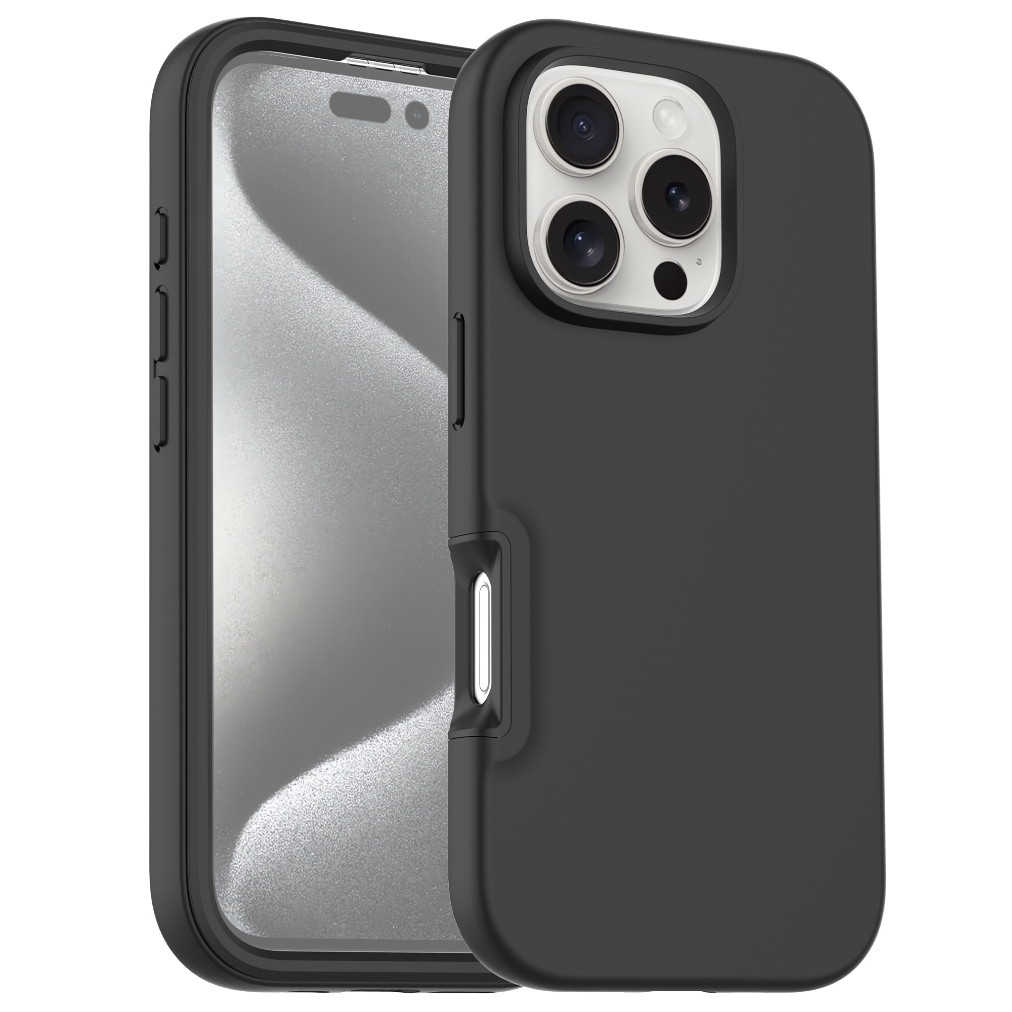 Full Protection Case iPhone 16 Pro Svart