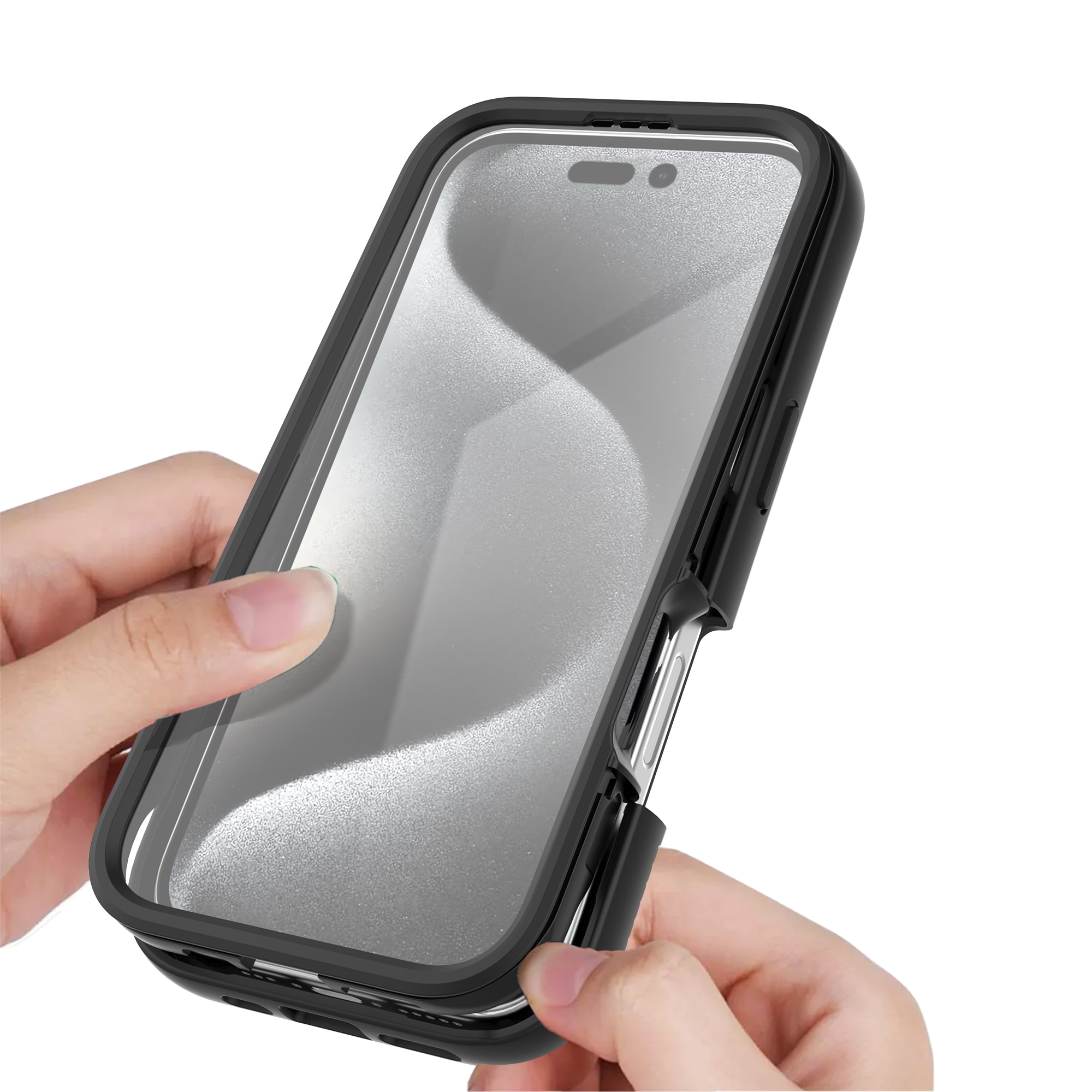 Full Protection Case iPhone 16 Pro Svart