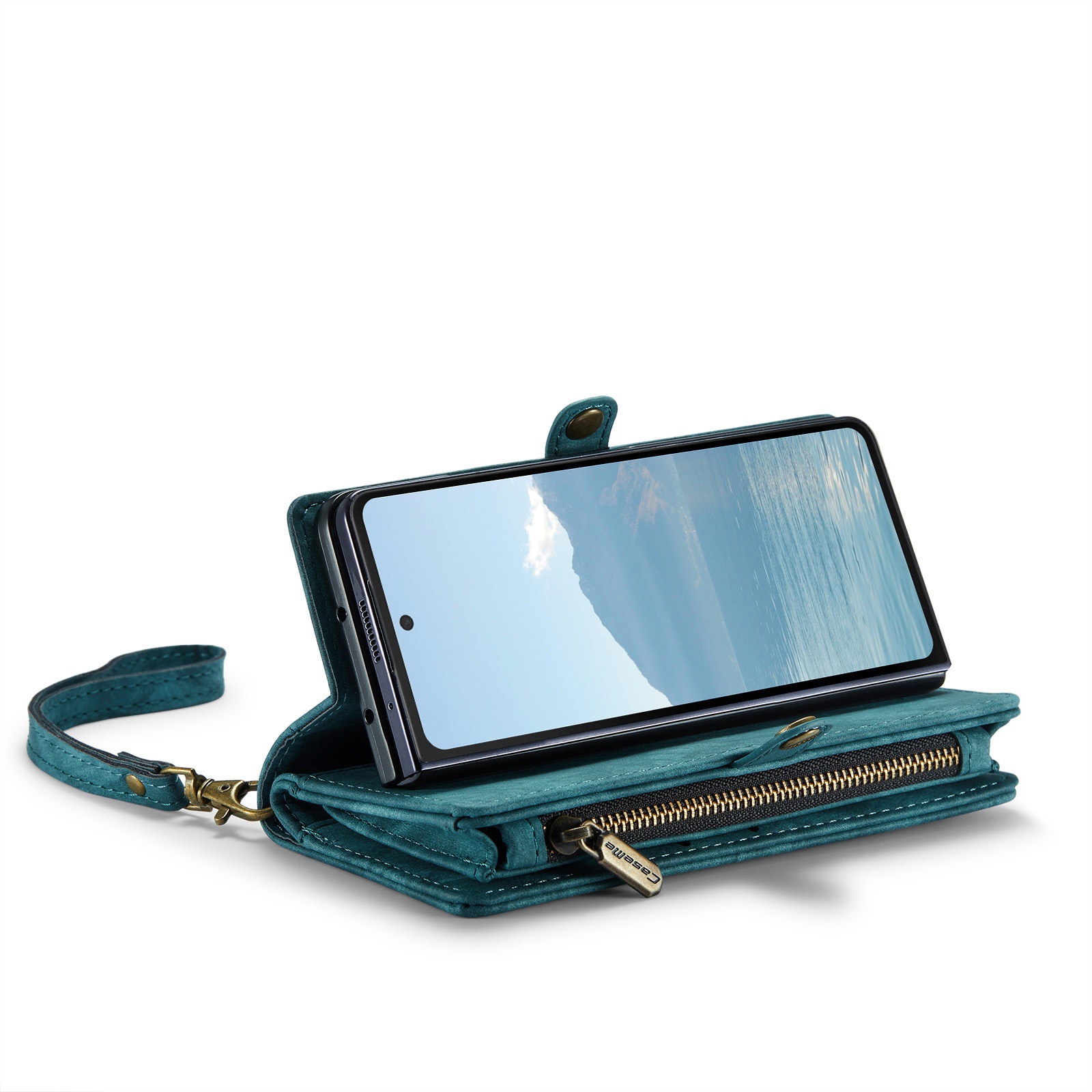Multi-slot Lommeboksetui Samsung Galaxy Z Fold 6 Blå