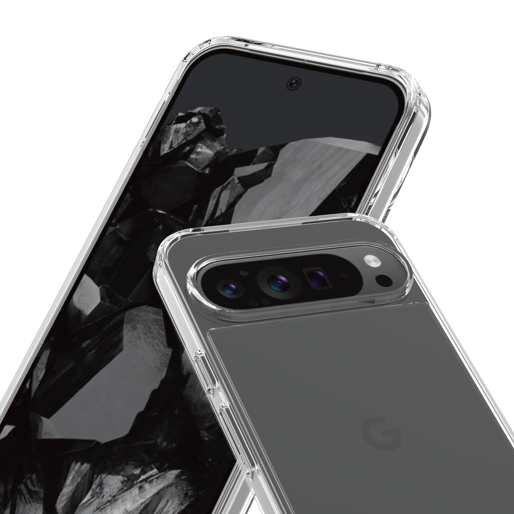 Crystal Hybrid Case Google Pixel 9 Pro XL gjennomsiktig