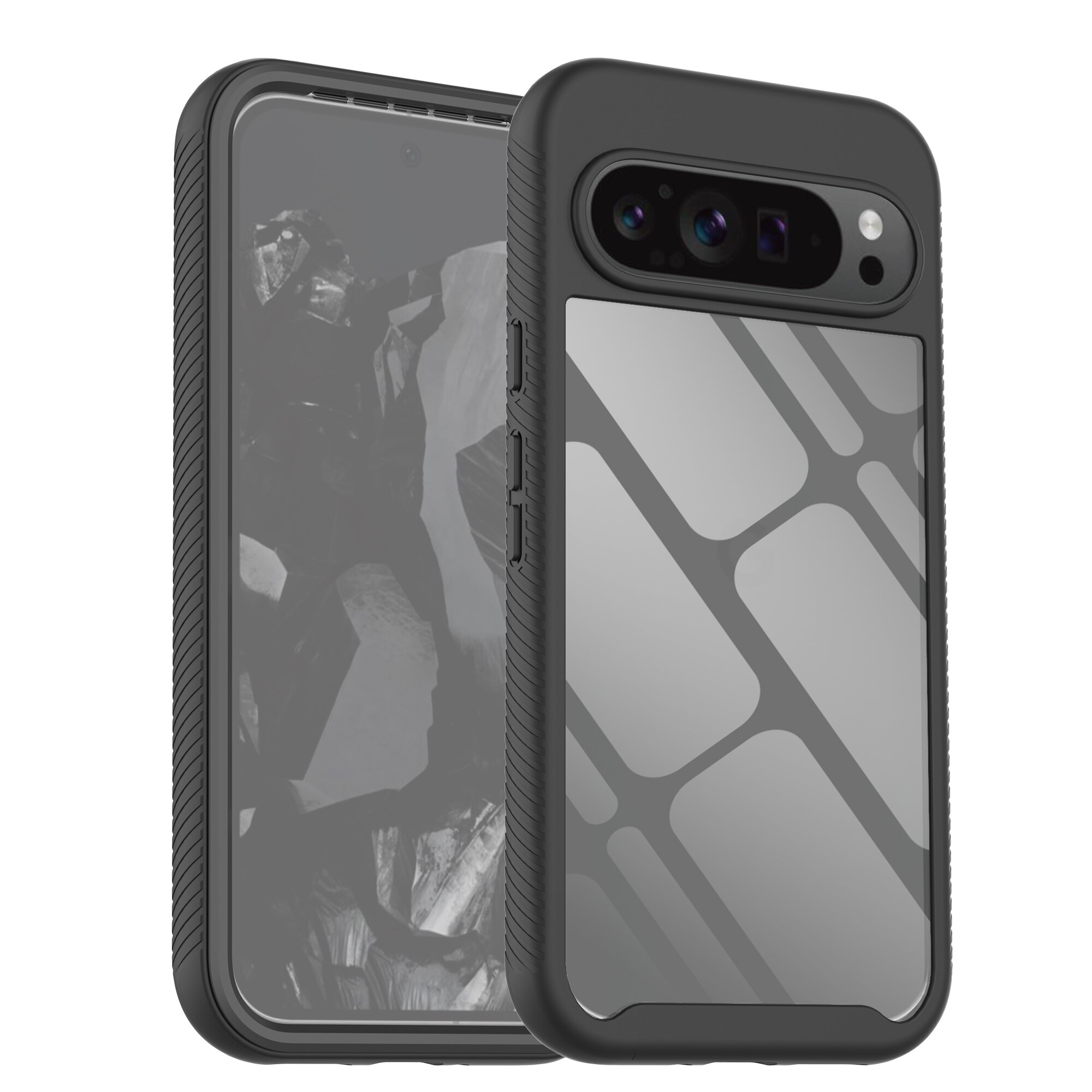 Full Protection Case Google Pixel 9 Pro XL Svart