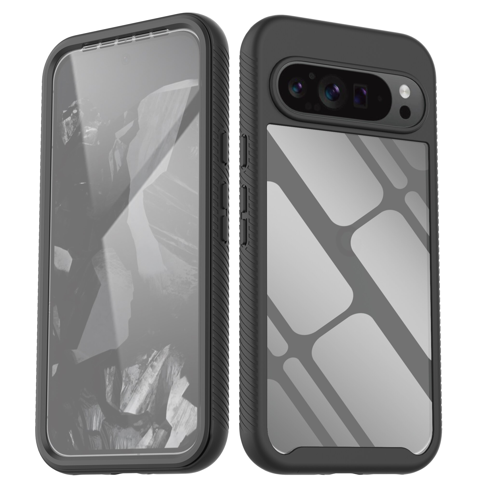 Full Protection Case Google Pixel 9 Pro XL Svart
