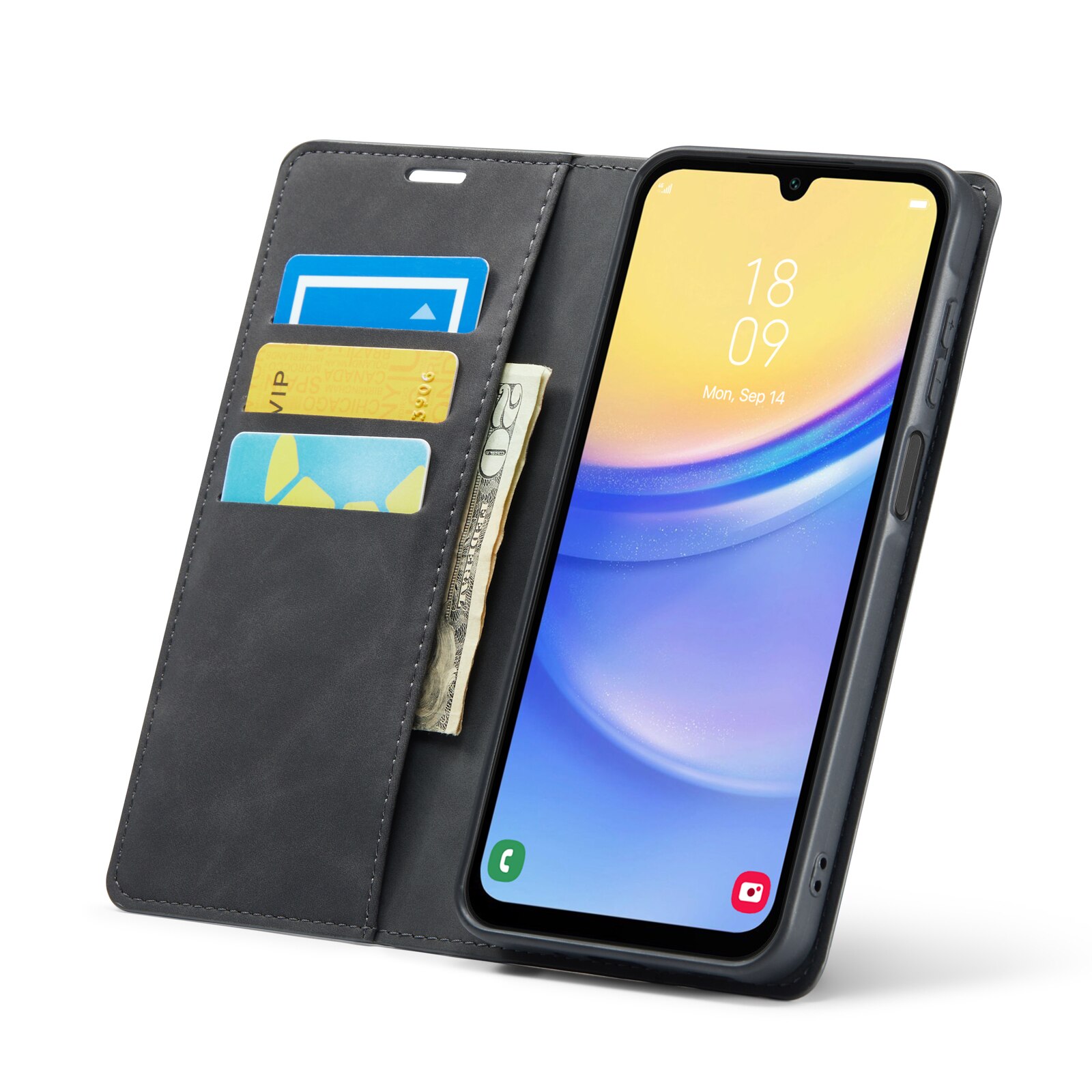 Samsung Galaxy A16 Slim Mobilveske Svart