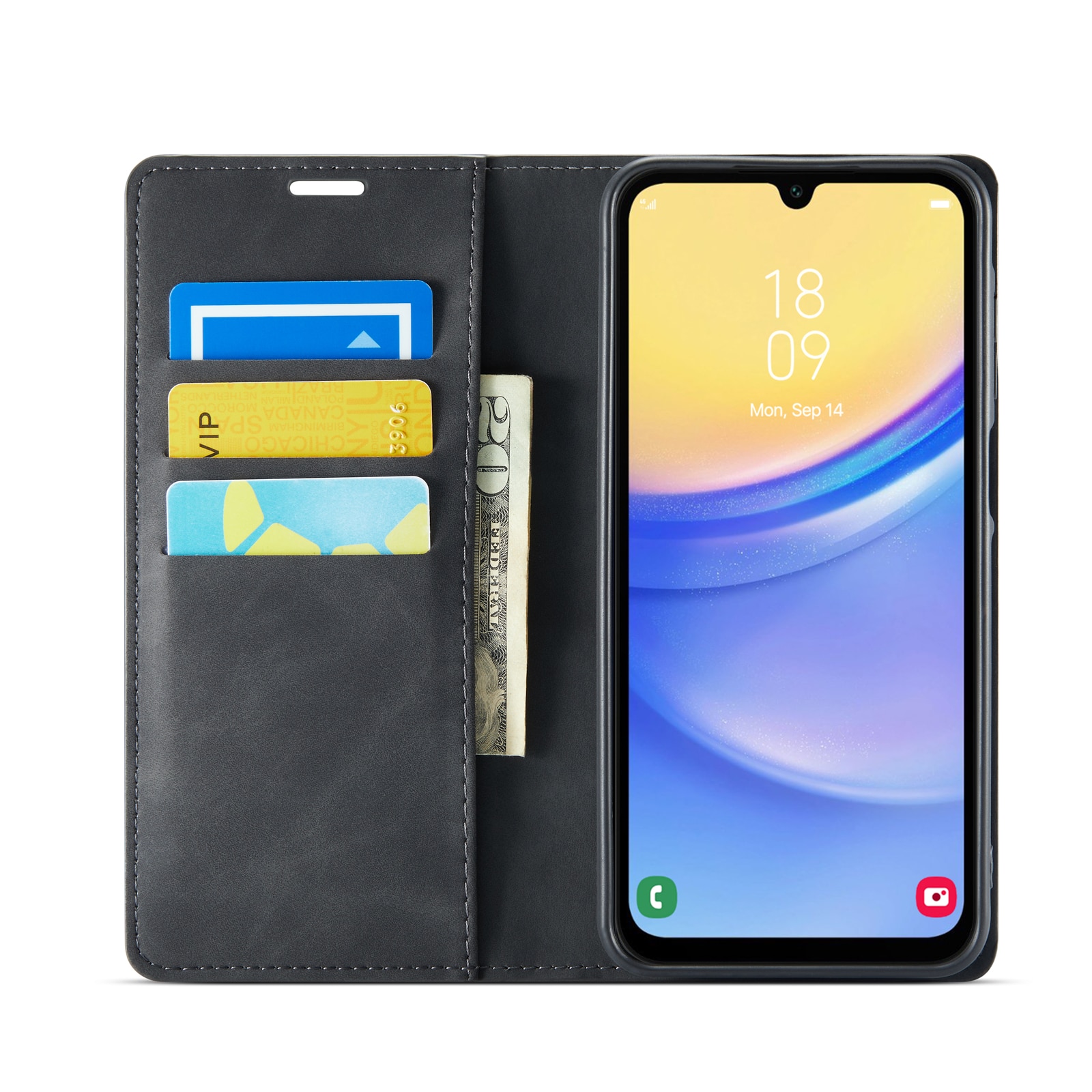 Samsung Galaxy A16 Slim Mobilveske Svart
