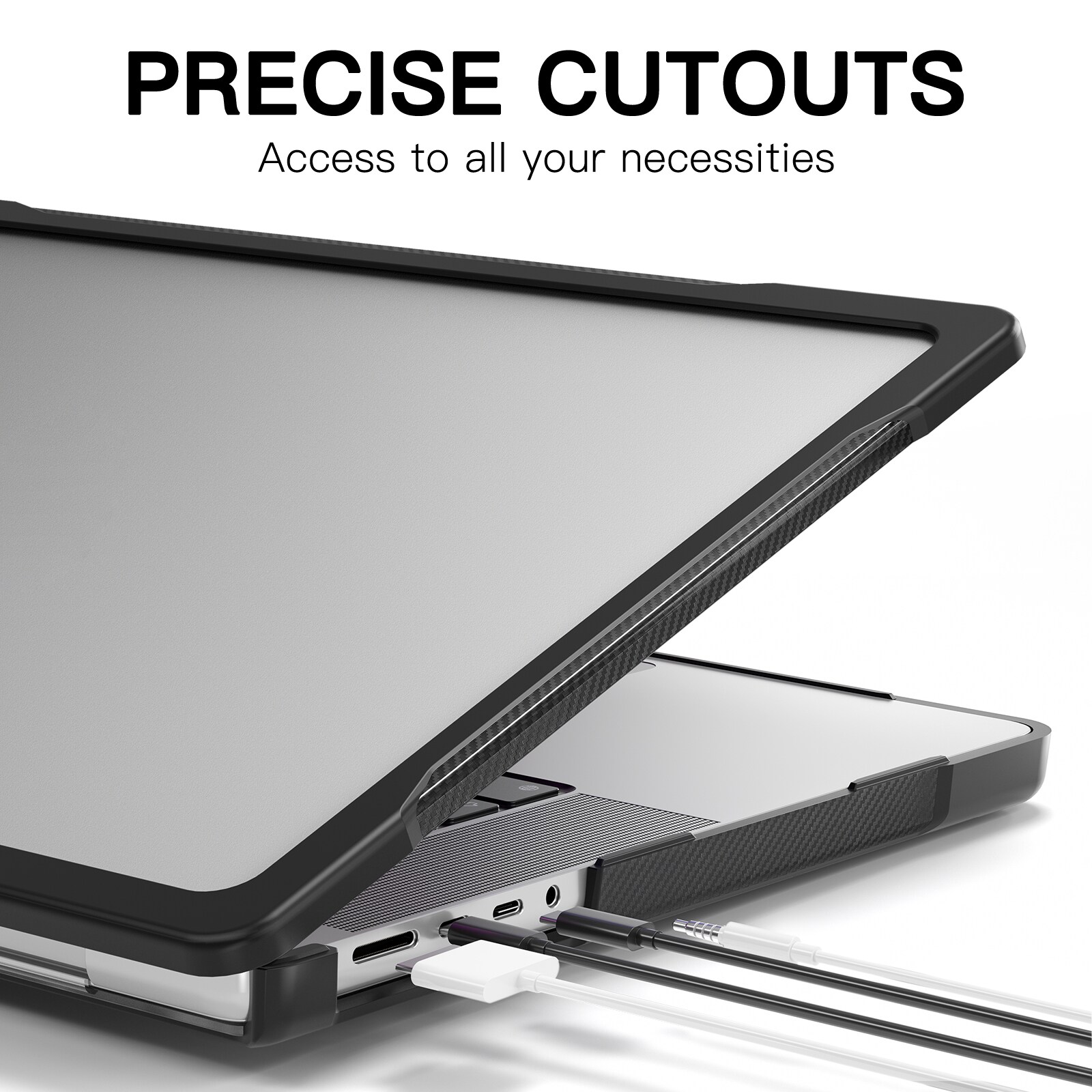 Støtsikkert Deksel Apple MacBook Pro 16 2023 Gjennomsiktig