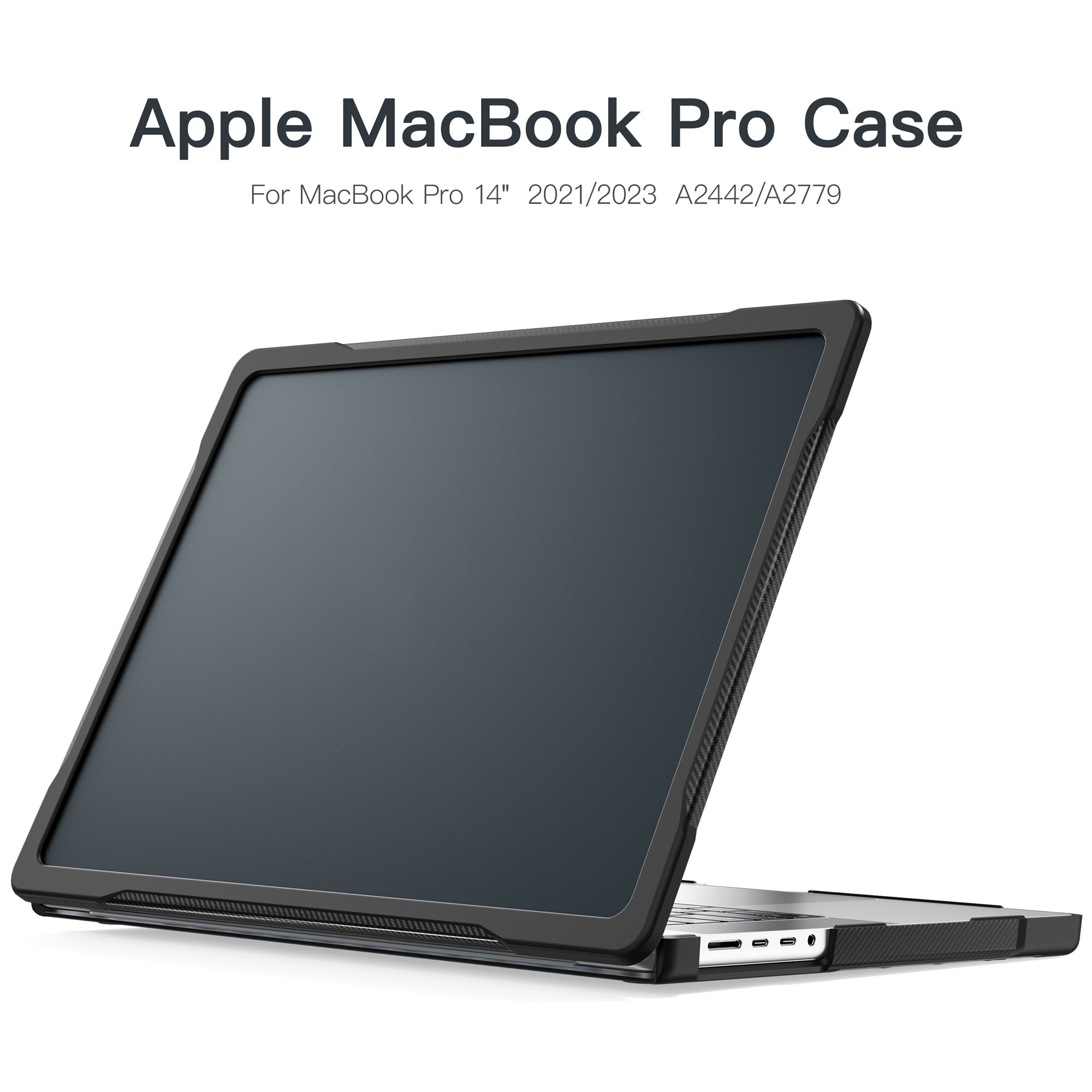 Støtsikkert Deksel Apple MacBook Pro 14 2024 Svart