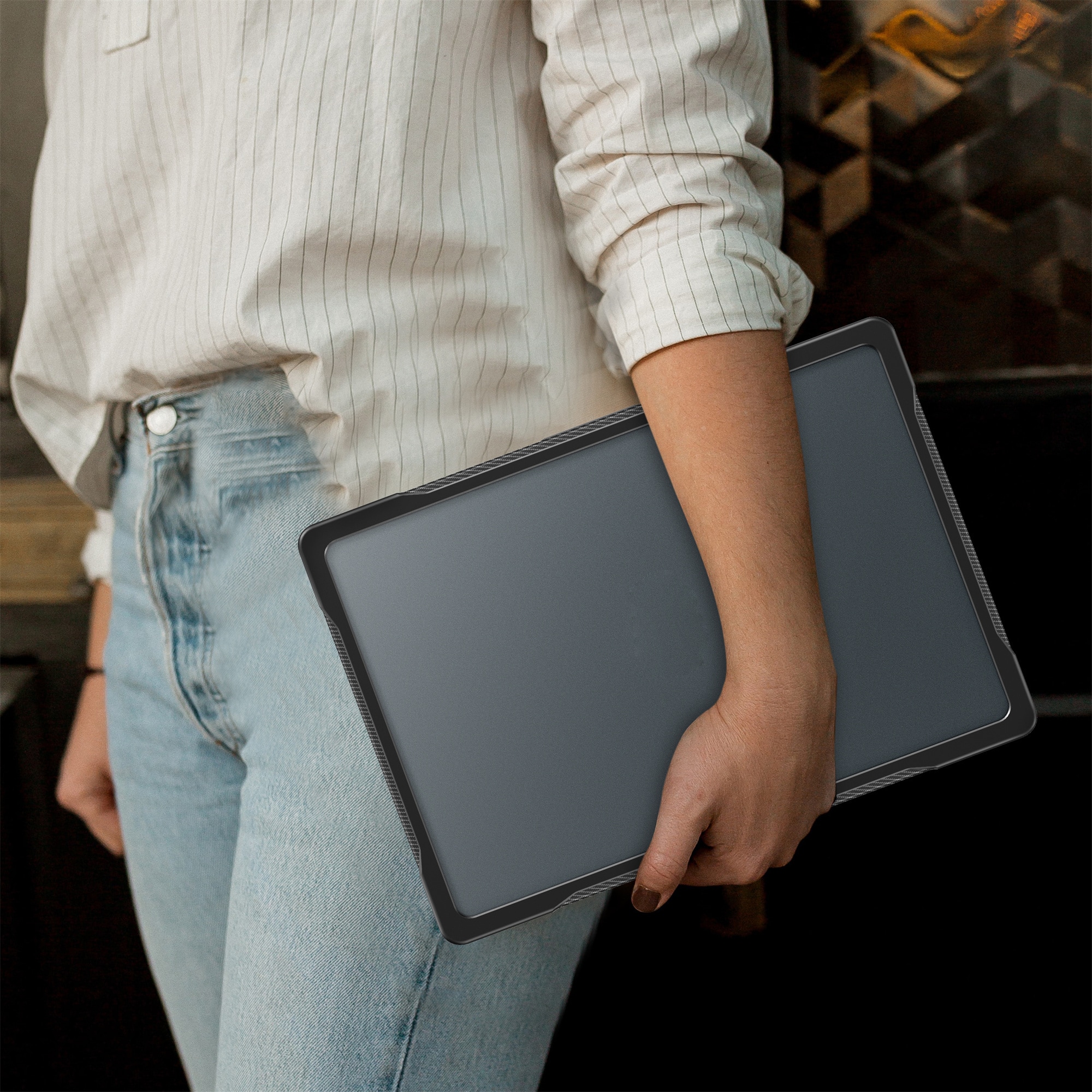 Støtsikkert Deksel Apple MacBook Pro 14 2024 Svart