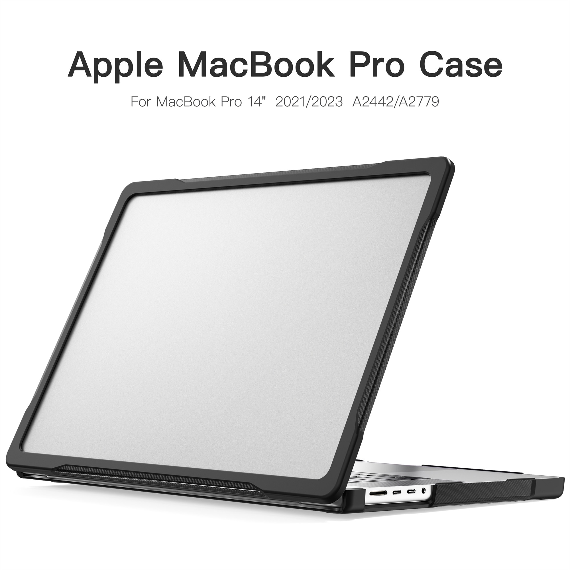 Støtsikkert Deksel Apple MacBook Pro 14 2025 Gjennomsiktig