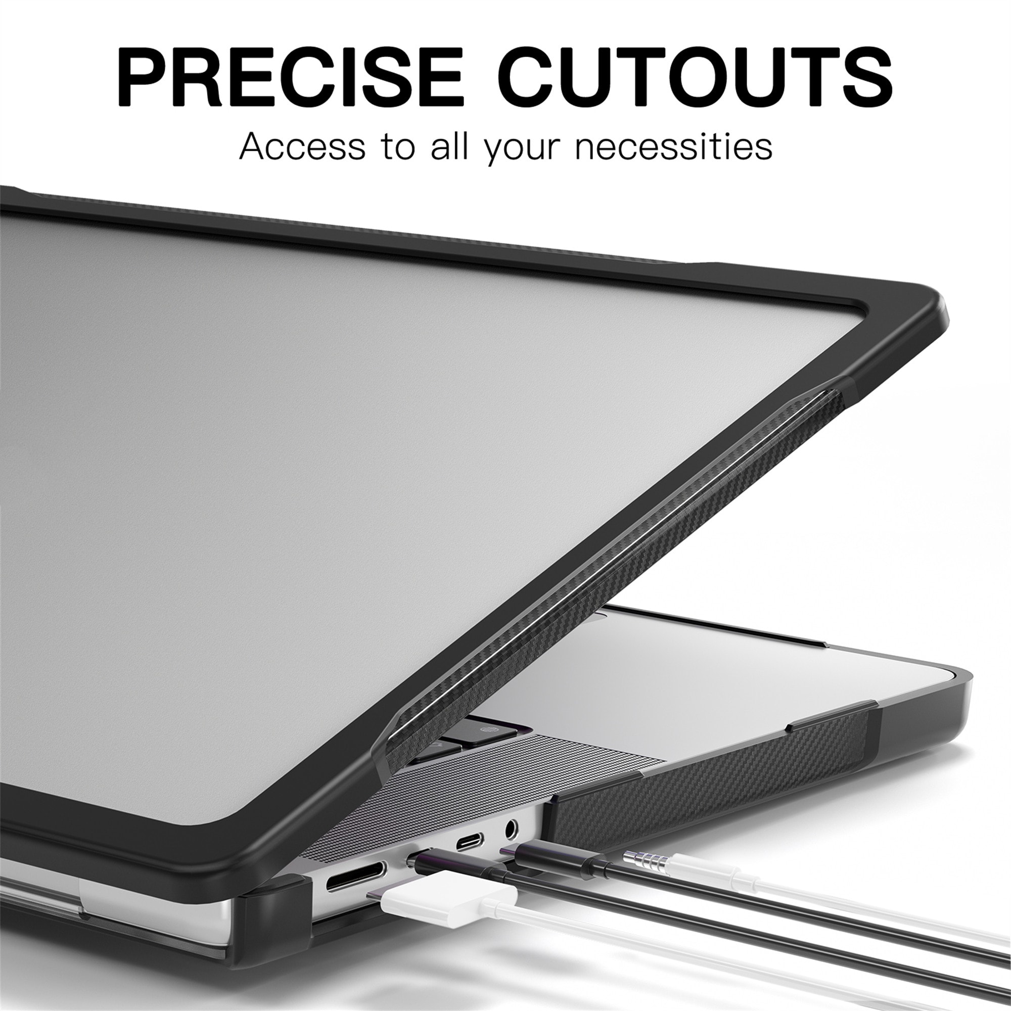 Støtsikkert Deksel Apple MacBook Pro 14 2025 Gjennomsiktig